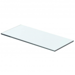 Klaasist riiuliplaat 40 x 12 cm l&auml;bipaistev