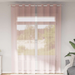 R&otilde;ngastihendiga kardinad 2 tk heleroosa 140x260 cm
