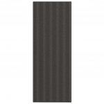 Uksematt, triibuline, must ja hall, 115 x 300 cm