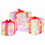 Kingituse kast 3 pcs mitmev&auml;rviline 20 x 20 x 20 cm akr&uuml;&uuml;l