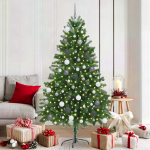 J&otilde;ulupuu koos 300 led-iga koos alusega roheline 180 cm pe
