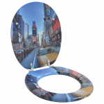 Tualettsari mitmev&auml;rviline 43,8 x 37,8 cm mdf plaat