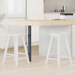 S&ouml;&ouml;gitoa toolid 2 pcs valge 46 x 37 x 63 cm paks kautsukipuit