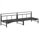 Lamamistool must 200 x 62 x 59,5 cm tekstileen