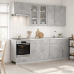 K&ouml;&ouml;k &uuml;ksus lyon 8 pcs betoonhall tehispuit