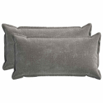 Diivanipadi 2 pcs houten tumehall 40 x 80 cm &scaron;en&uuml;&uuml;lfabric