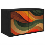 Seinale paigaldatav tv kapp bonn 69 x 33 x 40 cm must tamm