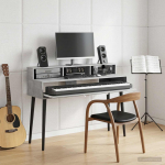 Stuudio laud betoonhall 130 x 42,5 x 36 cm tehispuit