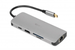 iBox IUH3RJ4K interface hub USB Type-C 5000 Mbit/s Silver