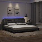Voodiraam led-iga ilma madratsita hvar, hall, 200x200 cm