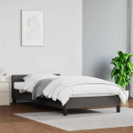 Voodiraam peatsiga ilma madratsita hall 90x200 cm