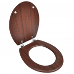 Wc prill-laud mdf, lihtne disain, pruun