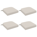 4-osaline istepadjade komplekt soest 4 pcs 100% pol&uuml;ester valge