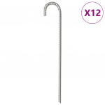 Telgivaiad 12 tk, 37 cm &oslash;10 mm, tsingitud teras