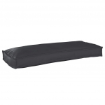 Kaubaaluse pingipadi must 100 x 40 x 8 cm oxfordi kangas