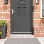 Isekleebivad uksed brush seibid 12 pcs valge 100 cm