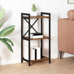 Raamatukapp vana puit 40 x 30 x 83 cm tehispuit