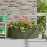 Taimekast k&uuml;pset roheline 120 x 60 x 35 cm teras