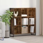 Raamaturiiul suitsu tamm 99.5 x 30 x 108.5 cm tehispuit
