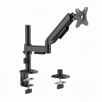 Gembird MA-DA1P-02 Adjustable desk display mounting arm, 17&rdquo;-32&rdquo;, black