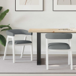 S&ouml;&ouml;gitoa toolid 2 pcs valge 54 x 57 x 73 cm tugev kummipuust