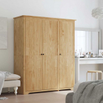Garderoobikapp bodo meepruun 146 x 53,5 x 173 cm tehispuit