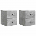 Seinale kinnitatav &ouml;&ouml;tis 2 pcs betoonhall 33 x 34,5 x 40 cm