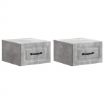 Seinale kinnitatav &ouml;&ouml;tis 2 pcs betoonhall 34,5 x 33 x 20 cm