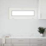 Keldriakendus risor 110 x 40 cm pvc ja klaas antratsiit