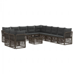 Aia diivanikomplekt 12 pcs hall pol&uuml;rotang
