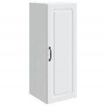 Seinale kinnitatav kapp valge 33 x 34,5 x 90 cm tehispuit