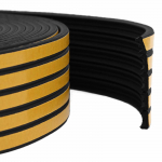 Iseliimuv aknatihedus must 9 x 4 mm 25 m epdm vaht