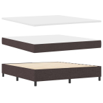 Karbi vedrumadrats led-ribadega tumepruun 180 x 200 cm kangas