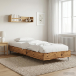 Voodi raam vana puit 80 x 200 cm tehispuit