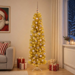 Kunstlik &otilde;huke j&otilde;ulupuu koos kaunistustega 180 cm 300 led-i