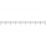 Aiapaneel postidega, raud, 1557,5 x 80 cm, roheline