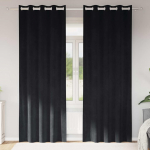 Pimendavad kardinad 2 pcs must 140 x 245 cm samet