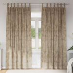 Satiinist kardinad 2 pcs &scaron;ampanjav&auml;rvi 260 x 140 cm samet