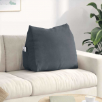 Seljatugi padi tumehall 60 x 20 x 50 cm korter kangas