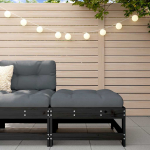 Aia jalapink padjaga, must, m&auml;nnipuit