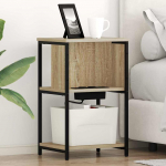 &Ouml;&ouml;lambi kapp 2 pcs sonoma tamm 38 x 31 x 61 cm tehispuit