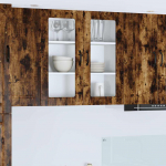 Seinakapp k&ouml;&ouml;ki suitsetatud tamm 80 x 31 x 80 cm tehispuit