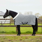 Hobuste k&auml;tter tume roheline 145 cm polaarflee&ccedil;