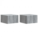 Seinale kinnitatav &ouml;&ouml;tis 2 pcs hall sonoma 33 x 34,5 x 20 cm
