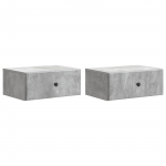 Seinale kinnitatav &ouml;&ouml;tis 2 pcs betoonhall 49 x 34,5 x 20 cm