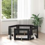 Koerav&auml;rav koos aluspuudega 6 pcs must tamm 80 x 60 cm