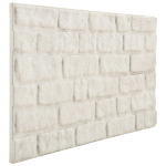 Seinapaneelid 10 pcs valge 100 x 50 cm eps vaht