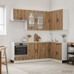 K&ouml;&ouml;k &uuml;ksus lucca 8 pcs artisan tamm tehispuit