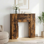 Kamina raam suitsutatud tamm 93 x 20 x 89 cm tehispuit