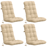 4-t&uuml;kiline k&otilde;rge seljatoega toolipatjade komplekt vianen 4 pcs